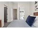 Spacious bedroom with ensuite bathroom access and modern decor at 1262 N Stuart St # 2, Denver, CO 80204