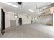 Spacious, bright garage with high ceilings and ample space at 245 Fairways Dr, Breckenridge, CO 80424