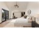 Main bedroom with private balcony access at 245 Fairways Dr, Breckenridge, CO 80424