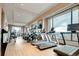 State-of-the-art gym featuring treadmills with city views at 1133 14Th St # 2620, Denver, CO 80202