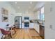 Modern kitchen with stainless steel appliances and white cabinetry at 1998 Foxtail Ln # B, Lafayette, CO 80026