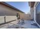 Private patio with small table and chairs, perfect for relaxing at 1998 Foxtail Ln # B, Lafayette, CO 80026