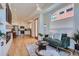 Bright and airy living room with open floor plan at 1998 Foxtail Ln # B, Lafayette, CO 80026