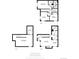 3-story home floor plan, showing 3 bedrooms and 3 baths at 10330 W Jewell Ave # A, Lakewood, CO 80232