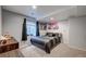 Finished basement bedroom with window and carpet at 5724 S Bahama W Cir, Aurora, CO 80015
