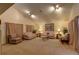 Bright and airy living room with vaulted ceilings at 1050 S Monaco Pkwy # 88, Denver, CO 80224