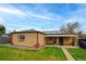 Backyard with shed, patio, and grassy area at 2862 N Monroe St, Denver, CO 80205