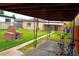 View of backyard from covered patio at 2862 N Monroe St, Denver, CO 80205
