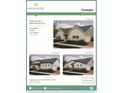 Three exterior elevations of the Voyager model home with varying colors and styles including garages at 5176 N Quemoy Ct, Aurora, CO 80019