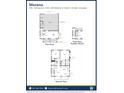 Two-story home floor plan, showcasing a kitchen, living room, two bedrooms, and a two-car garage at , Commerce City, CO 80022