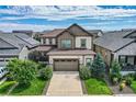 Aerial view of a two-story house in a residential neighborhood at 9884 Eagle River St, Littleton, CO 80125