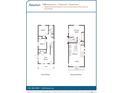 First and second floor plan of the Newton home at 13026 E 103Rd Ave, Commerce City, CO 80022