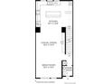 First floor layout features kitchen, dining area, and great room at 688 Saddle Dr, Erie, CO 80516