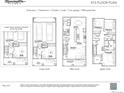 Lower and upper level floor plan of a 3 bedroom home with a 2 car garage at 14457 Saint, Morrison, CO 80465