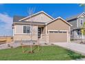 New construction home with a landscaped yard at 25065 E 41St Ave, Aurora, CO 80019