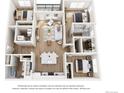Two-bedroom, two-bath floor plan with open concept kitchen at 11930 Soprano Cir # 302, Lone Tree, CO 80134