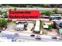 Aerial view of commercial redevelopment lot at 2752 Miner St, Idaho Springs, CO 80452