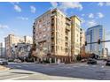 Modern building exterior with city views and street-level access at 1100 Cherokee St # 401, Denver, CO 80204