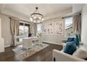 Bright home office featuring a large desk and comfortable seating at 16479 Golden Sun, Monument, CO 80132