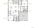 Open floor plan with primary suite and flex room options at , Aurora, CO 80019