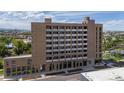Aerial view of a modern apartment building at 3575 Chestnut Pl # 605, Denver, CO 80216