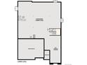 Unfinished basement with some storage and space for future bathroom at 13805 Emerald Lake St, Parker, CO 80138