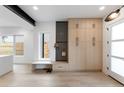 Bright entryway with built-in storage and bench at 4121 Kalamath St, Denver, CO 80211