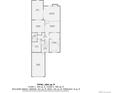Two-story floor plan showing the layout of the home's rooms at 7640 S Monaco Cir, Centennial, CO 80112