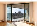 Private balcony with city views at 550 E 12Th Ave # 907, Denver, CO 80203