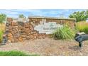 Stone sign marking the entrance to Turnberry community at 13332 E 110Th Way, Commerce City, CO 80022