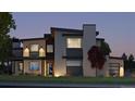 Modern two-story home with stylish facade and landscaping at 5292 Lions Paw St, Castle Rock, CO 80104