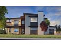Modern two-story home with stylish facade and landscaping at 5292 Lions Paw St, Castle Rock, CO 80104