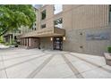 The entrance to a city building with landscaping at 2000 E 12Th # 5C, Denver, CO 80206