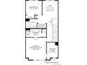 Upper floor plan with primary suite and laundry at 628 Saddle Dr, Erie, CO 80516