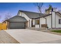 Charming curb appeal featuring a newly updated exterior and landscaping at 7234 Eaton Cir, Arvada, CO 80003