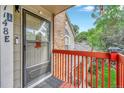 Private entrance with balcony access at 1148 S Ventura Cir # E, Aurora, CO 80017