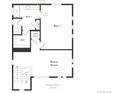 Upper floorplan with bedroom, bonus room and rooftop deck option at 45008 Sunflower Ln, Bennett, CO 80102