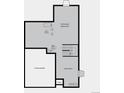 Unfinished basement plan with optional rough-in plumbing and tankless water heater at 17747 Prairie Peak Trl, Parker, CO 80134