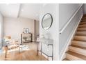 Bright and airy living room with hardwood floors and stylish decor at 3339 Tejon St, Denver, CO 80211