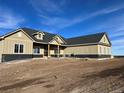 New construction ranch home showcasing a neutral color palette and landscaping potential at 270 High Meadows Loop, Elizabeth, CO 80107