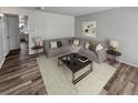 Living room with neutral decor and hardwood floors at 1058 W 88Th Ave, Thornton, CO 80260