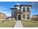 Stylish two-story home with a modern design and landscaping at 2650 Zenobia, Denver, CO 80212
