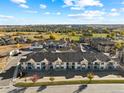 Aerial view of Hunters Chase townhome community at 18633 Stroh Rd # 1-103, Parker, CO 80134