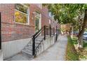 Brick building with stairs leading to the entrance at 1111 Osage St # 16, Denver, CO 80204