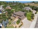 Two-story house with a garden and driveway, nestled in a neighborhood at 525 Valley Dr, Castle Rock, CO 80104