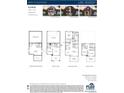 3-story floor plan, 4 bedrooms, 3.5 baths at 8673 Middle Fork St, Littleton, CO 80125