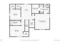 Two-story floor plan with 2 bedrooms and 2 baths at 3282 N Highlands Creek Pkwy, Aurora, CO 80019