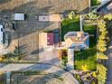 Aerial view of house, detached workshop, and surrounding land at 9941 Ammons Cir, Broomfield, CO 80021