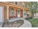 Front porch of two-story house at 20788 E 44Th Ave, Denver, CO 80249