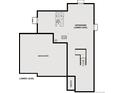 Lower level unfinished floor plan, including an optional bathroom and storage at 13715 Emerald Lake St, Parker, CO 80138